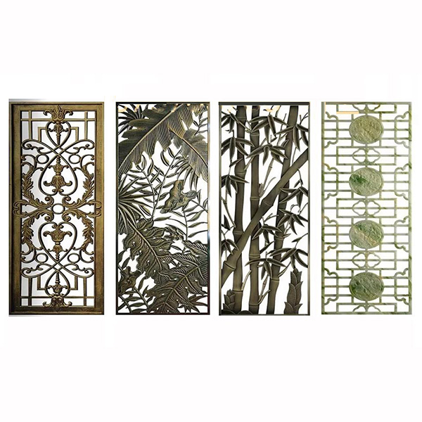 輕奢鋁雕屏風(fēng)定制 玄關(guān)定制(圖1) 輕奢鋁雕屏風(fēng)定制 玄關(guān)定制(圖1)