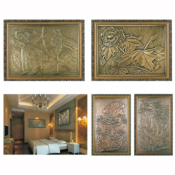 鋁板浮雕裝飾筆畫定制(圖1) 鋁板浮雕裝飾筆畫定制(圖1)