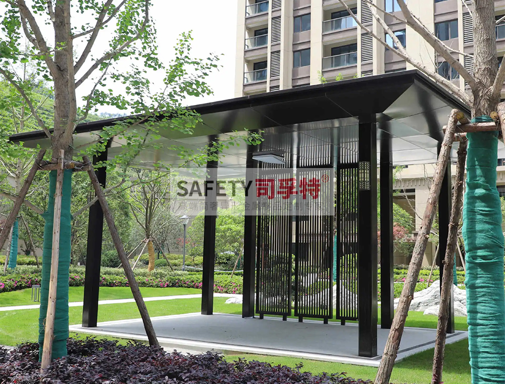 精制不銹鋼涼亭逐漸代替木質(zhì)涼亭，精制不銹鋼涼亭有哪些優(yōu)勢(shì)(圖3)